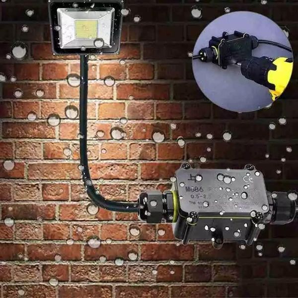 Розподільна коробка зовнішня IP68 SWT.M686-2 3pin SWT.M686-2 фото