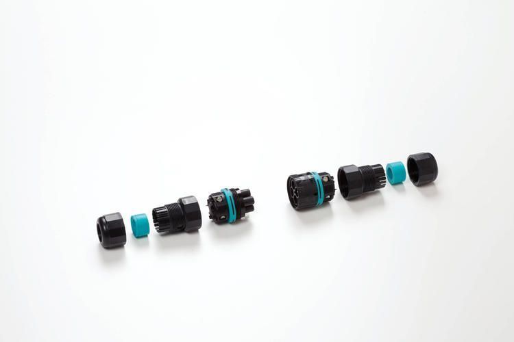 Разъем кабель кабель THB.387.A4A+THB.387.B4A - MINI-CONNECTOR 17,5A 4pin CABLE D7-12 IP68 THB.387.A4A+THB.387.B4A фото