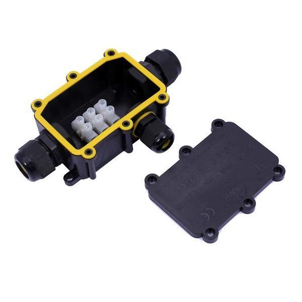 Розподільна коробка IP68 -SWT.M686-3, 3 контакту, 24A, 450V, герметична SWT.M686-3 фото
