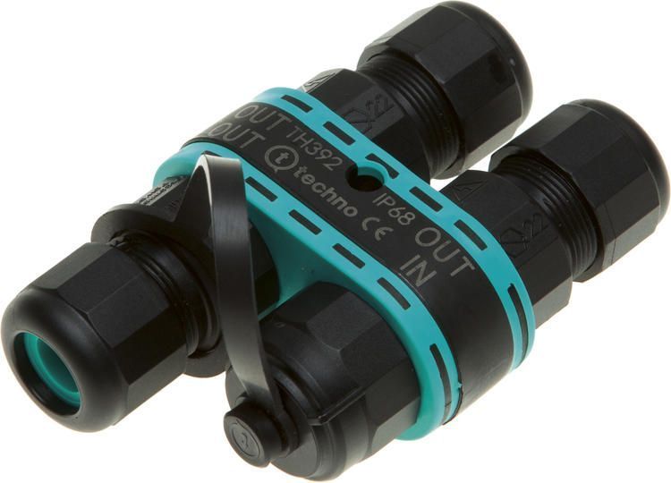 Кабельний розгалужувач THB.392.A4A - MINI-DISTRIBUTOR 4WAYS 4P SCREW D7-12 IP68 THB.392.A4A фото