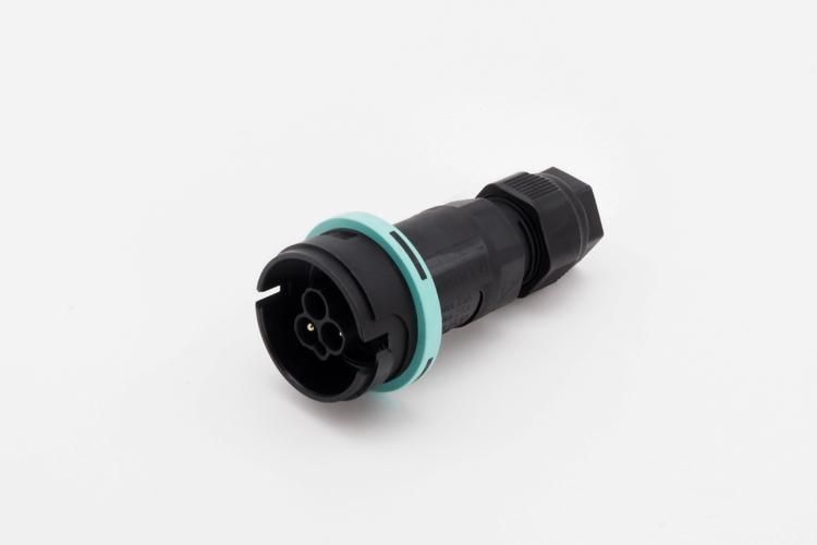 Промисловий роз'єм ВИЛКА-РОЗЕТКА THB.405.A2B + THB.405.B2B - CONNECTOR 25A 3pin CABLE D7-14 IP68 THB.405.A2B+THB.405.B2B фото