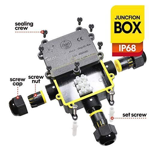 Розподільна коробка SWT.M686-T 3pin IP68, 24A, 450V SWT.M686-T фото