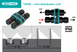 Кабельный разветвитель THB.392.A4A.L - MINI-DISTRIBUTOR 4WAYS 4P SCREW D7-13,5 IP68 THB.392.A4A.L фото 6