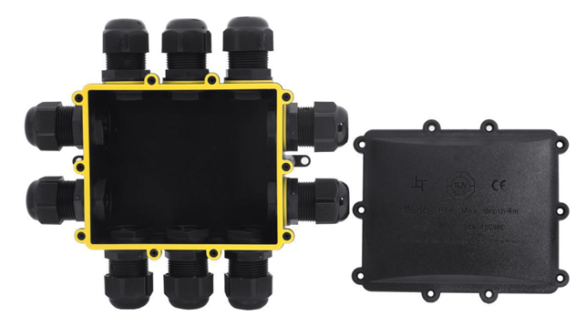 Распределительная коробка SWT.M686-S 3pin IP68, 24А, 450В SWT.M686-S фото