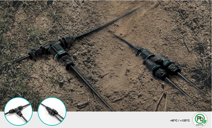 Кабельный разветвитель THB.390.C1A - CONNECTOR T 3P SCREW D7-13.5 IP68 THB.390.C1A фото