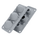 МЕМБРАННА ПАНЕЛЬ ВВЕДЕННЯ КАБЕЛЯ MC 3/7 LIGHT GREY UL94 V-0 IP66/IP67 2 x 24-54mm, 1 x 30-60mm, 4 x 10-14mm MC 3/7 фото 1