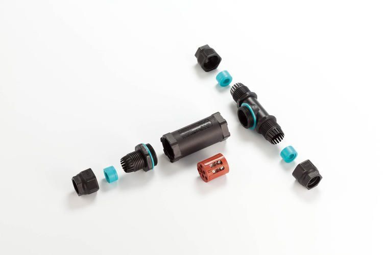 Кабельный разветвитель ip68 THB.402.D2E - CONNECTOR T 3+3P SCREW D7-13.5/8-17 IP68 THB.402.D2E фото
