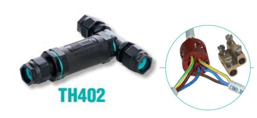 Кабельный разветвитель ip68 THB.402.D2E - CONNECTOR T 3+3P SCREW D7-13.5/8-17 IP68 THB.402.D2E фото
