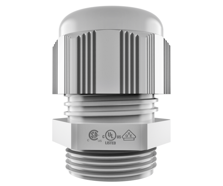 Кабельний ввід PG 16 CABLE GLANDS BİMED L.GR (сер.) поліамід, діаметр кабелю 10,0-14,0 мм. BS-15 BMD фото