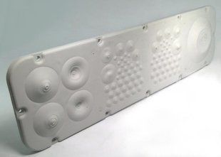 Пластикова фланш-панель з мембранами 2563500 RITTAL 85 18 X 5-9 мм.16 X 7-12 мм. 36 X 10-15 мм. 6 X 15-24 мм. 2 X 23-30 мм. 2 X 26-35 мм. 4 X 26-54 мм. 1 X 50-110 мм. 2563500 фото