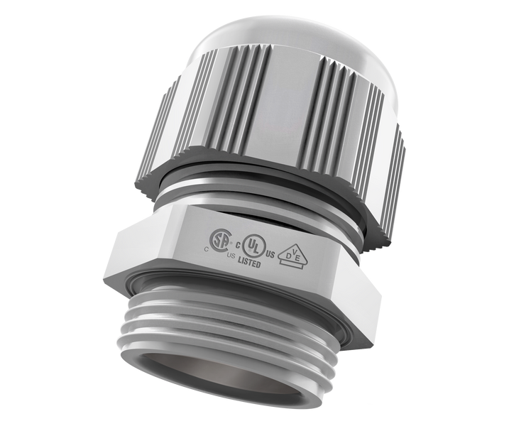 Кабельний ввід PG 21 CABLE GLANDS BİMED L.GRAY (сер.) поліамід, діаметр кабелю 13,0-18,0 мм. BS-16 BMD фото