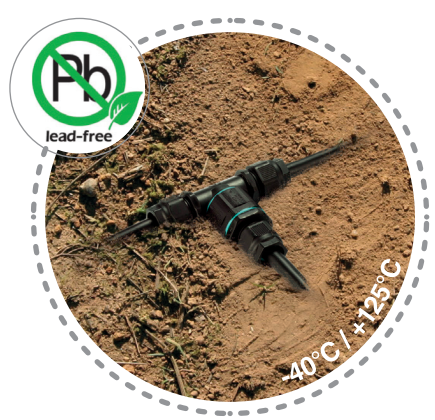 Кабельный разветвитель THB.399.E3A - CONNECTOR Y 3P SCREW D7-13.5/7-13.5 IP68 THB.399.E3A фото